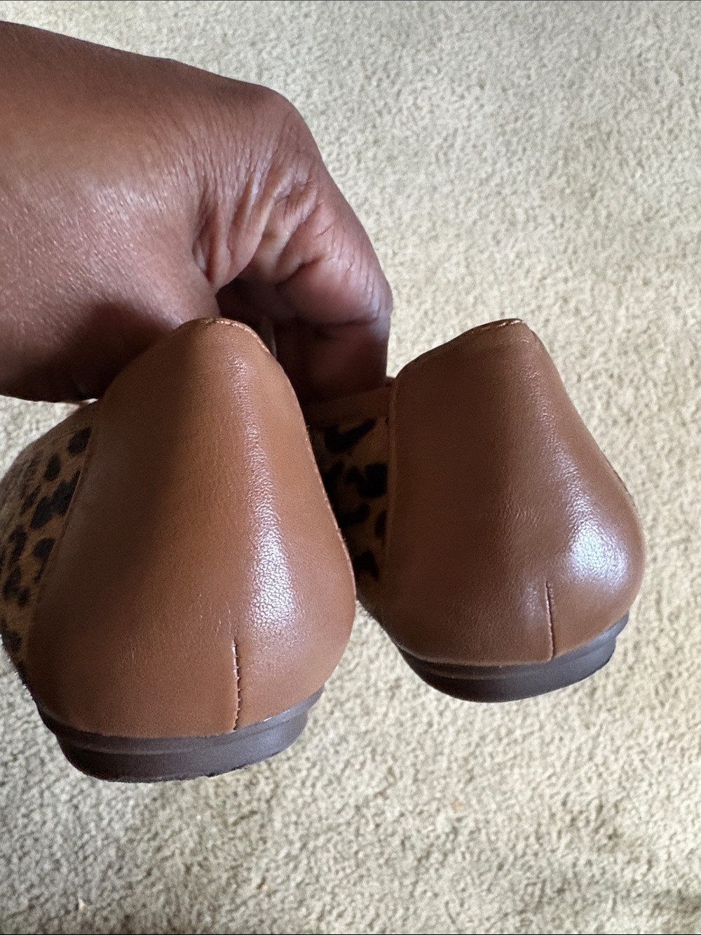Vionic “Minna” Leopard-Print Ballet Flats in Tan/Brown - Picture 7 of 11